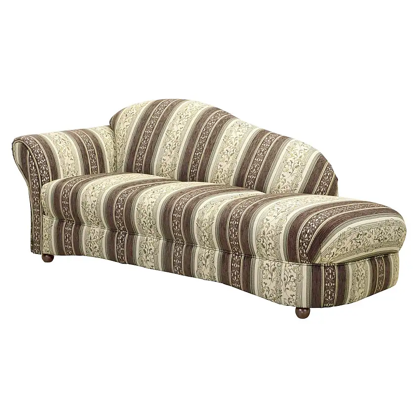 "Corona" Recamiere Armlehne links Braun