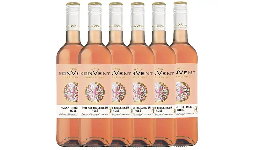 Klosterhof Muskat-Trollinger Rose Qba 0,75L 6er Karton