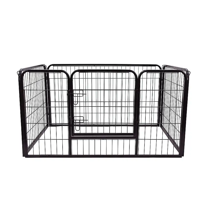 Welpenauslauf Laufstall Freigehege Welpenzaun Stahl Freilaufgehege 2-Maße