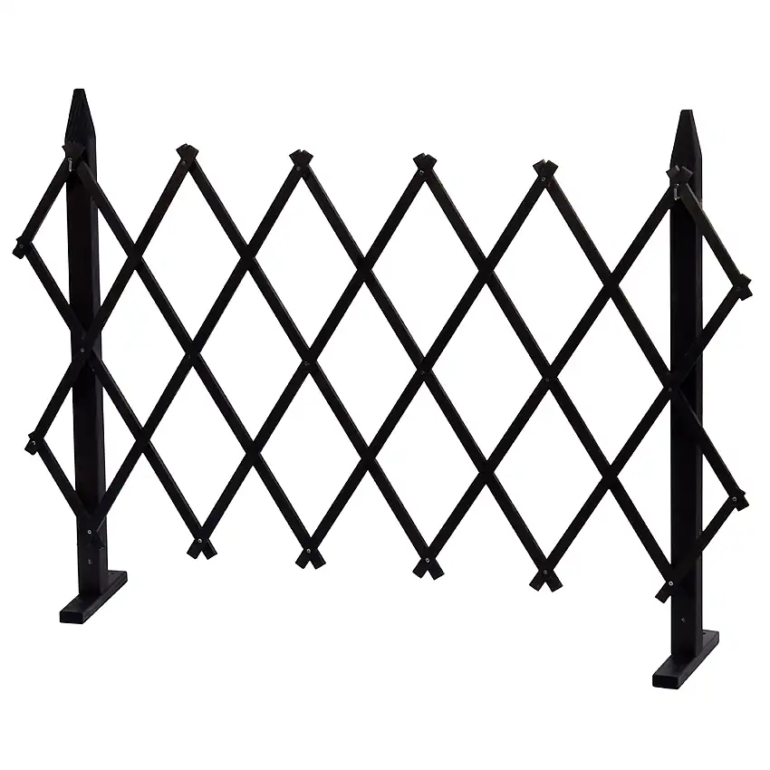 faltbares Rankgitter Schwarz