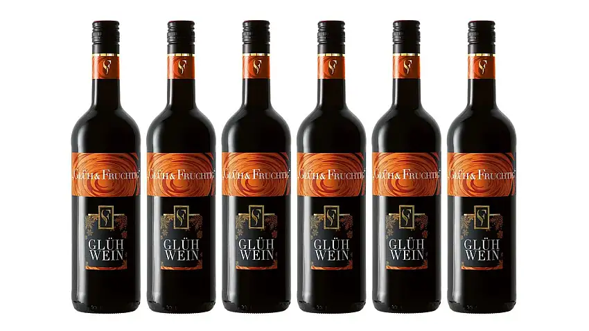 GLÜ Glüh und Fruchtig roter Glühwein 0,75L 6er Karton