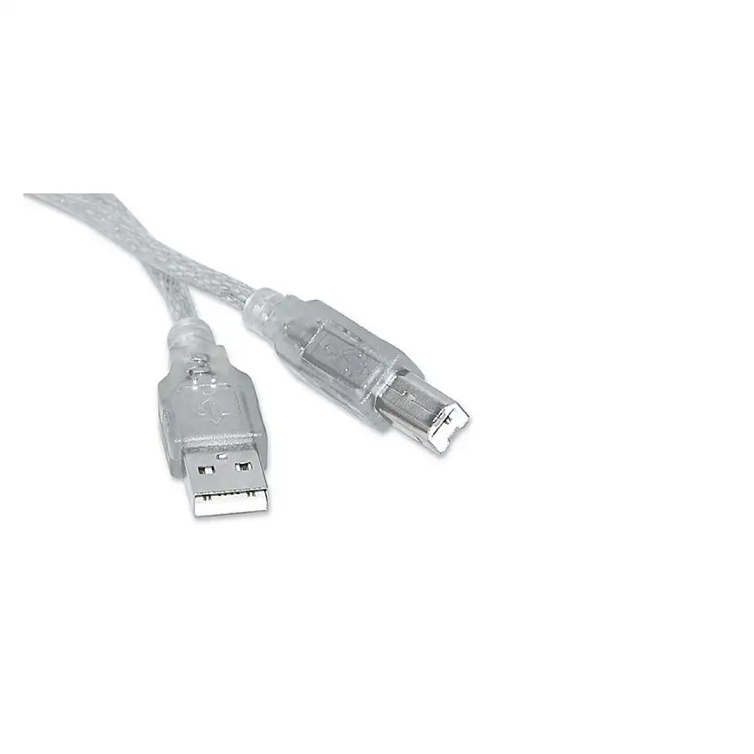 1,5m Hi-Speed USB 2.0 Kabel:  480 Mbit/s Übertragungsrate, Plug-and-Play für Drucker