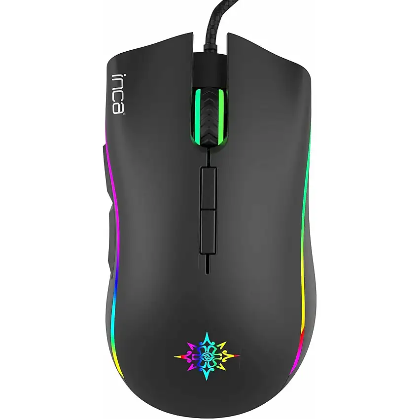 6400 Dpi IMG-349 ANAHITA RGB 7 Tasten Professionelle Gaming Maus schwarz