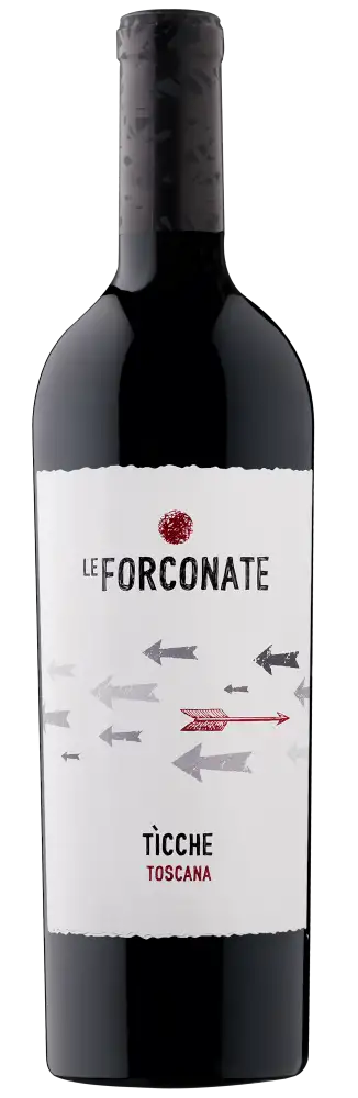 LE FORCONATE Toscana Rosso IGT Ticche Merlot, Sangiovese trocken 2018