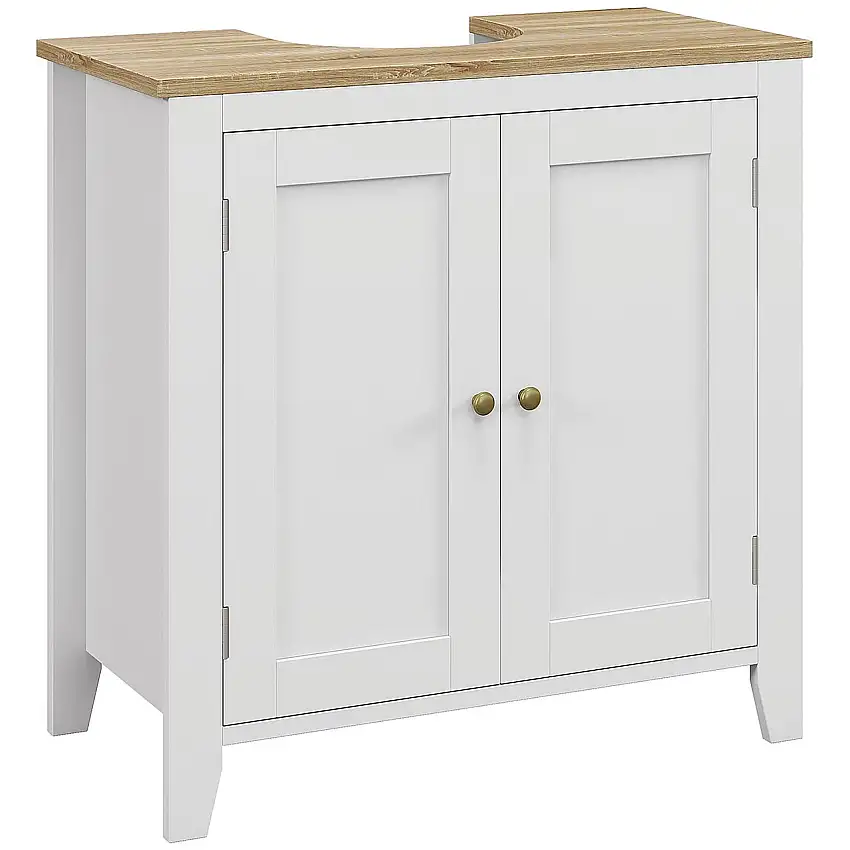 Waschbeckenunterschrank Badezimmerschrank verstellbares Regal