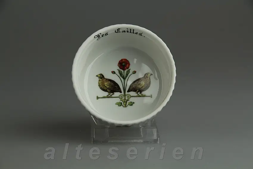 Ragout fin "Les Cailles" - Porcelaine d´Auteuil Chambord