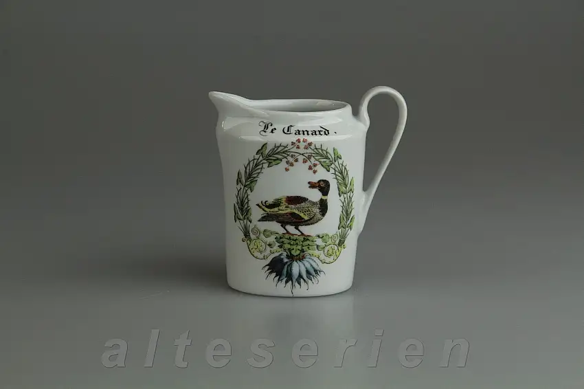 Milchkännchen Canard / Lapin - Porcelaine d´Auteuil Chambord