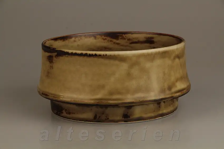 Schüssel mit Sockel mittelgroß - Miropa Langenthal Schweiz Aristo Savannah Sahara