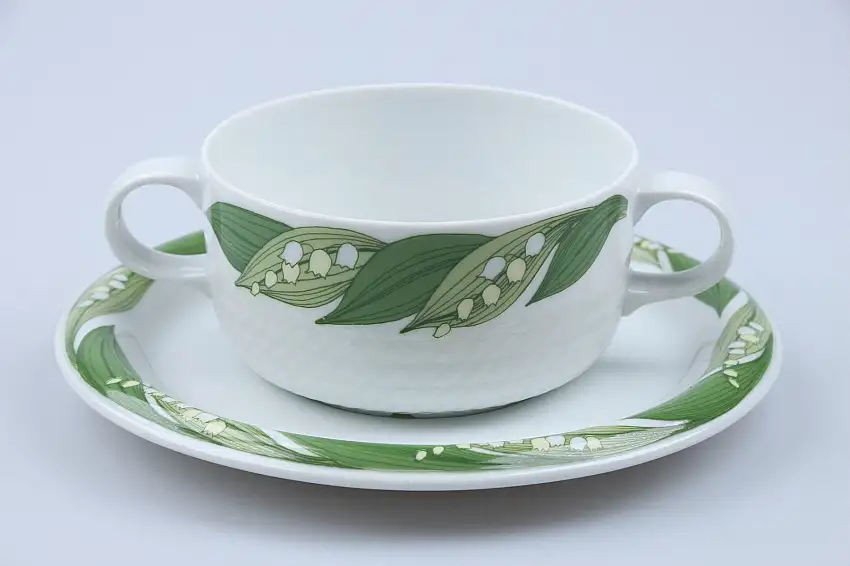 Suppentasse mit Untere - Thomas Corda Verde