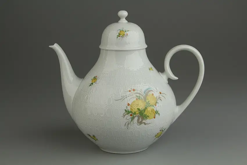 Teekanne - Rosenthal Romanze Gelbe Rose