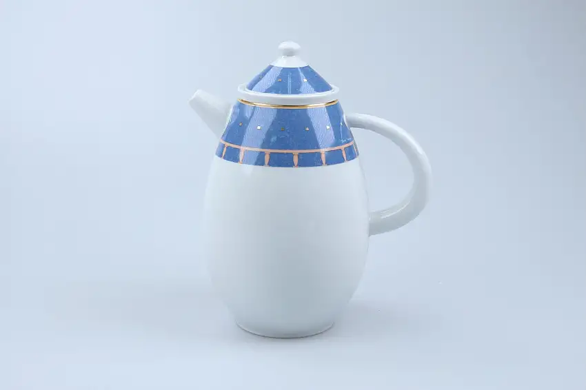 Kaffeekanne - Eschenbach Davide Pizzigoni blau