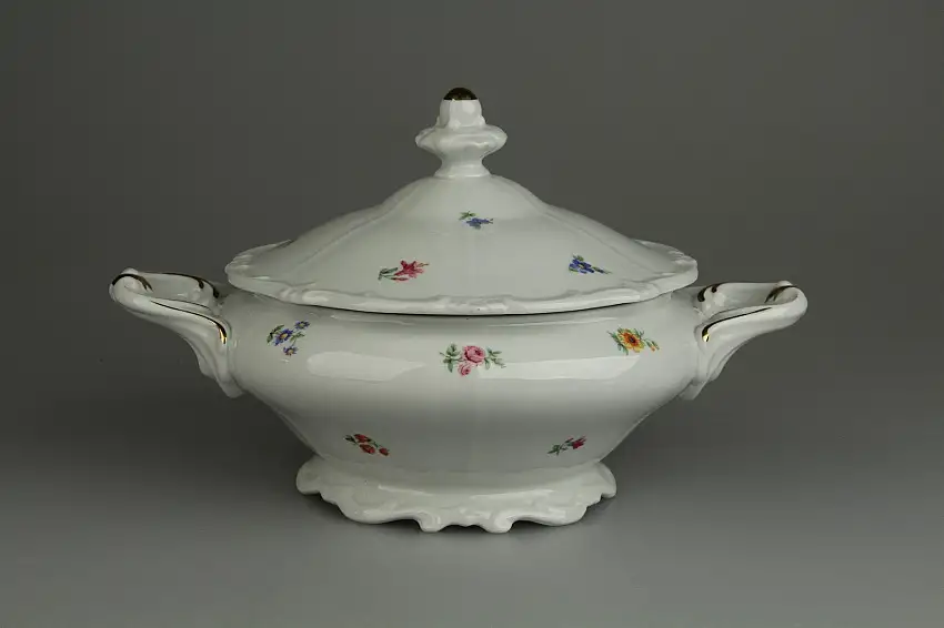 Ragout / Terrine - Weimar Porzellan Katharina Streublumen