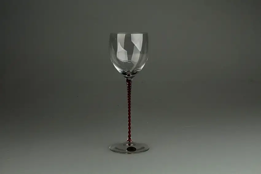 Weinglas - Hutschenreuther rote Spirale