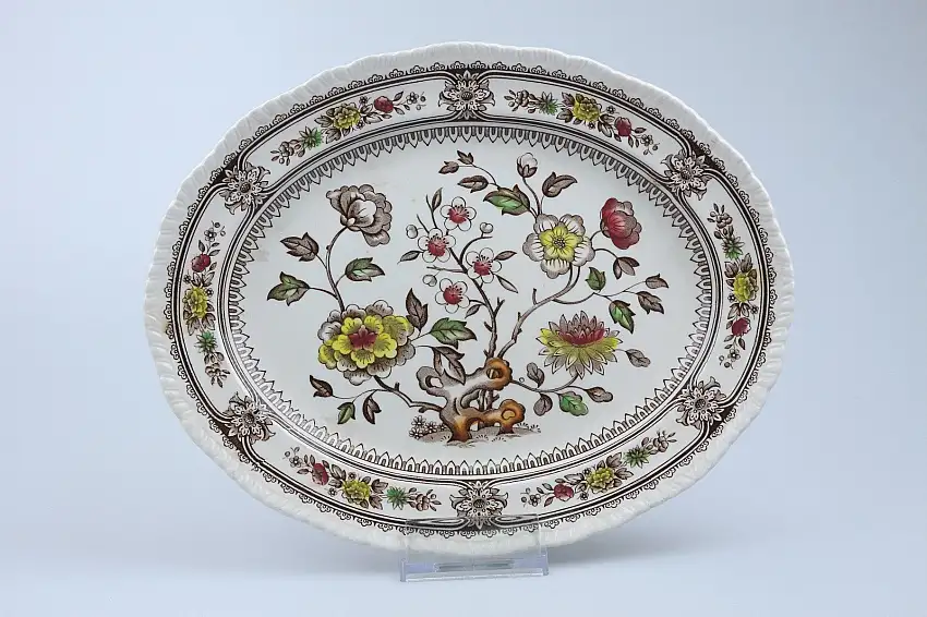 Fleischplatte mittelgroß - Wood & Sons England Dorset braun brown