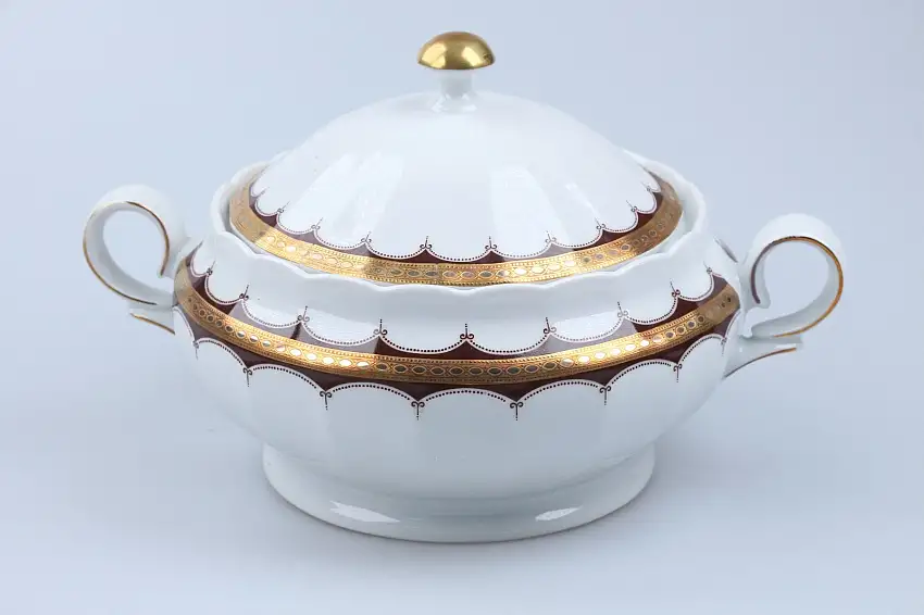 Ragout / Terrine - Eschenbach Unbekannte Formen Braune Kante