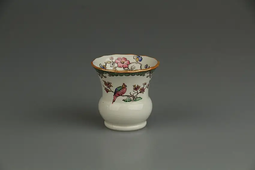 Vase klein - Spode Copeland Eden mit Goldrand