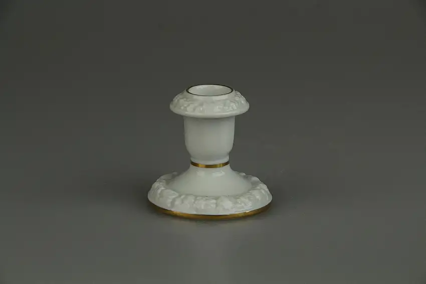 Kerzenhalter klein - Rosenthal Maria Goldband 4 mm handgemalt