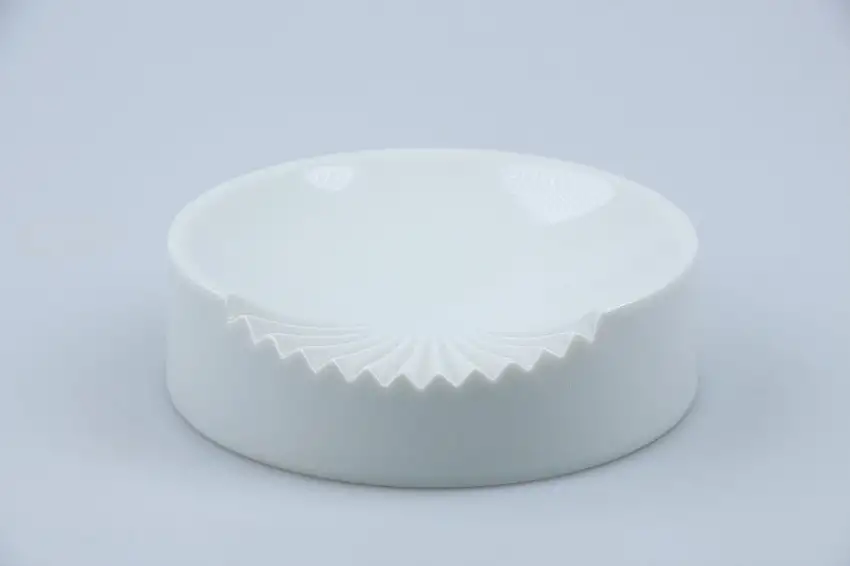 Aschenbecher weiß - Rosenthal Künstlerporzellan Ambrogio Pozzi