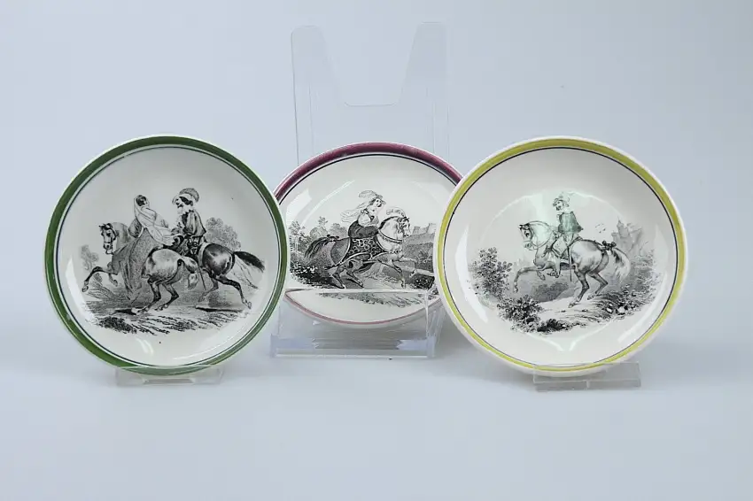 3 Untersetzer für Gläser Minischalen Jagdmotive - Villeroy & Boch