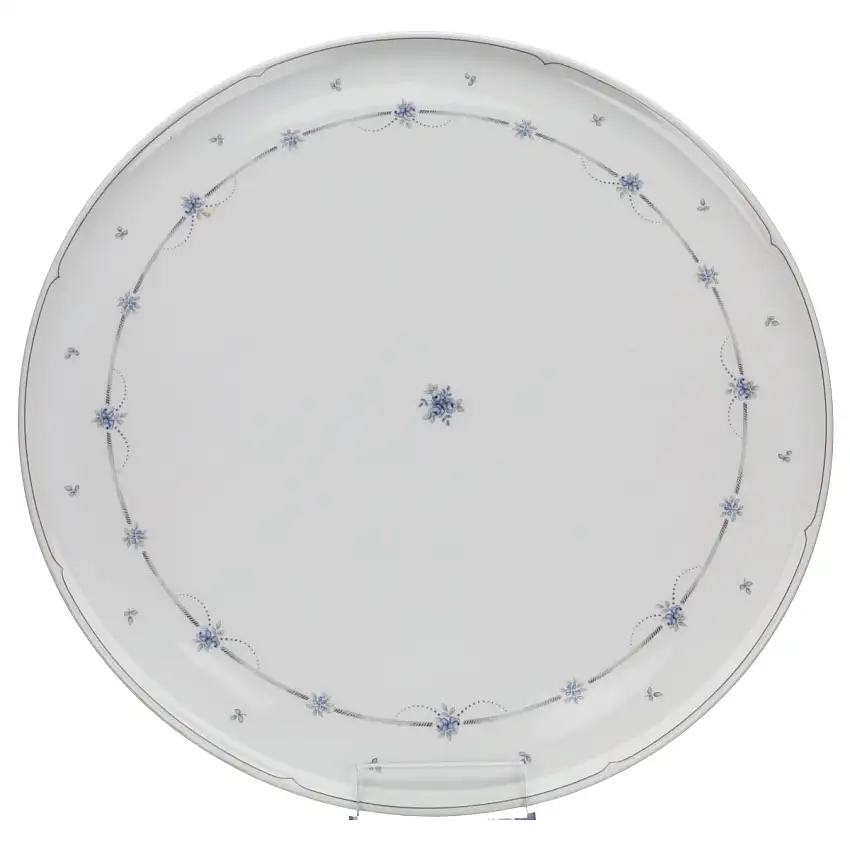 Tortenplatte - Winterling Kirchenlamitz Constanze blaue Röschen