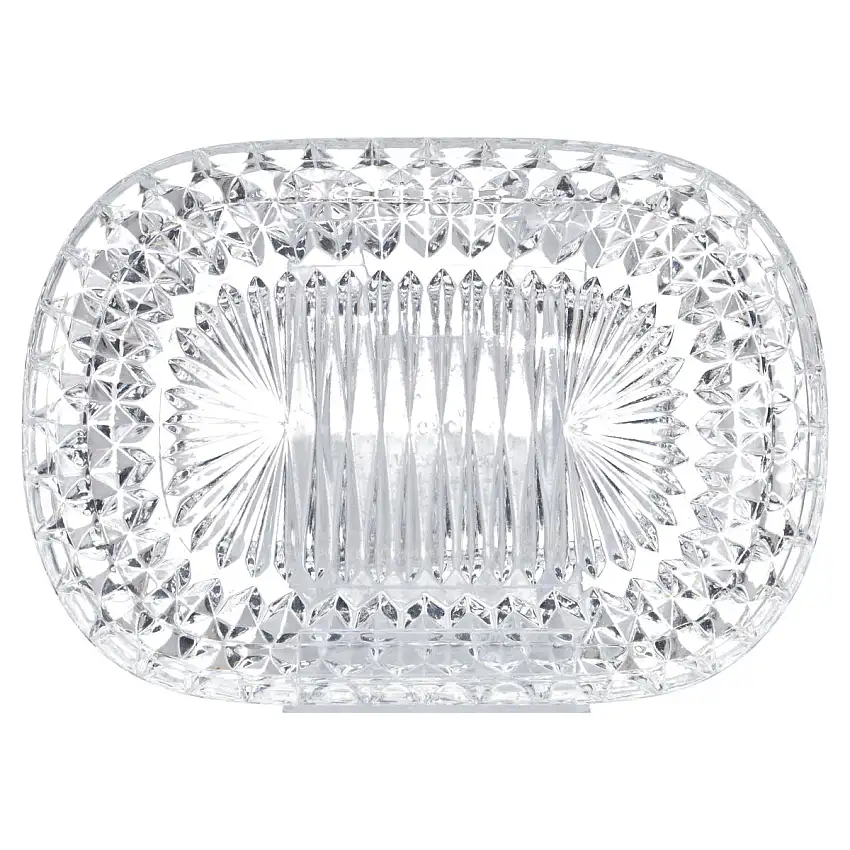 Butterplatte - Unbekannter Hersteller Kristalle