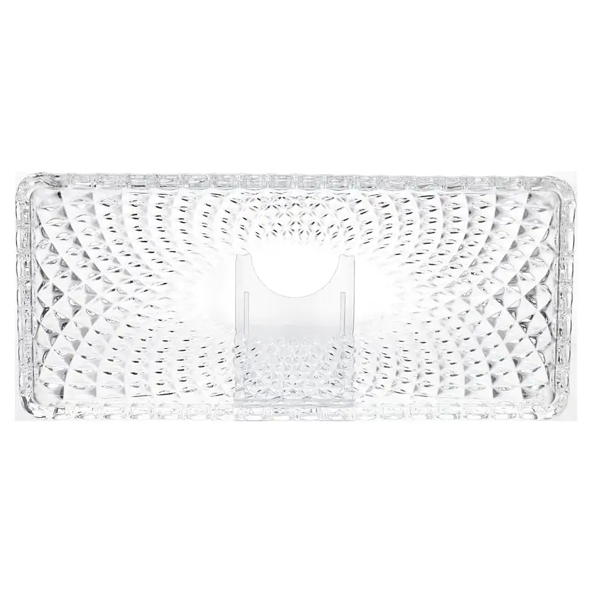 Königskuchenplatte Mandala Schliff - Unbekannter Hersteller Kristalle