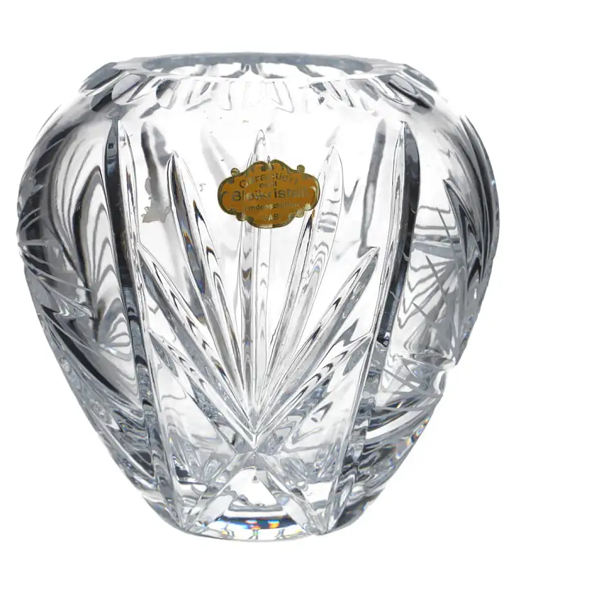 Vase Glasvase H 13 cm - Unbekannter Hersteller Schleuderstern