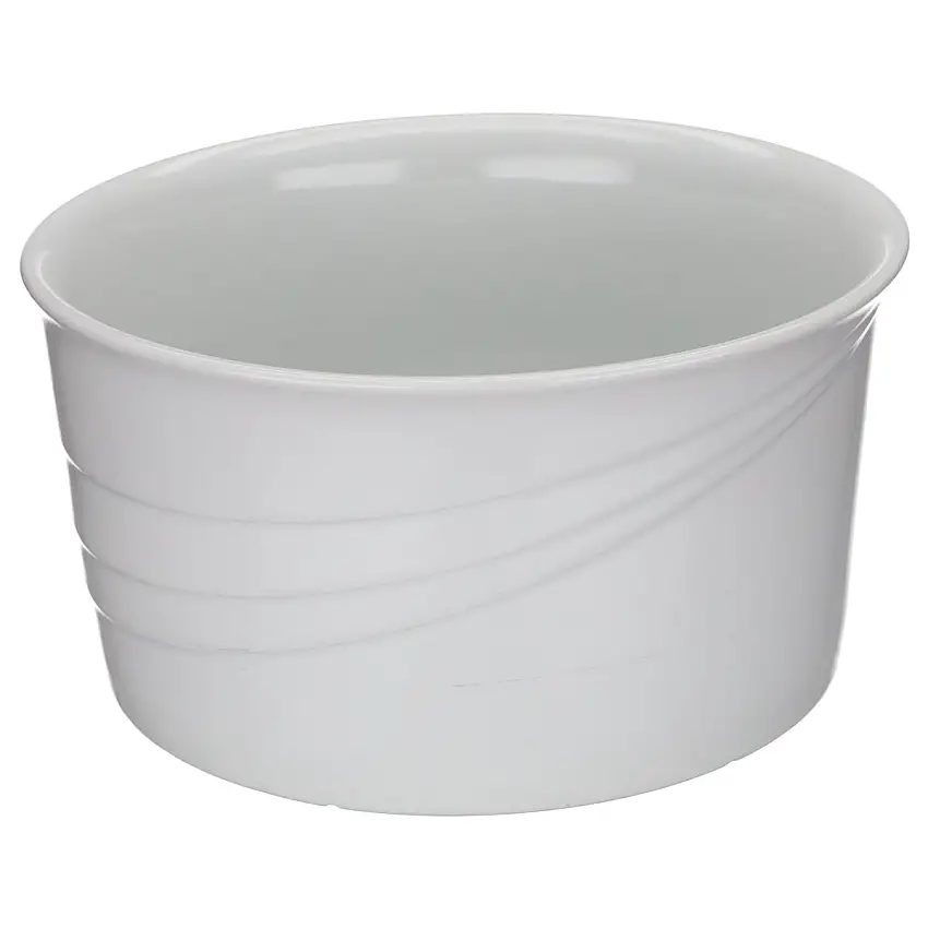 Auflaufform rund extra hoch - Hutschenreuther Maxim 's De Paris Weiß