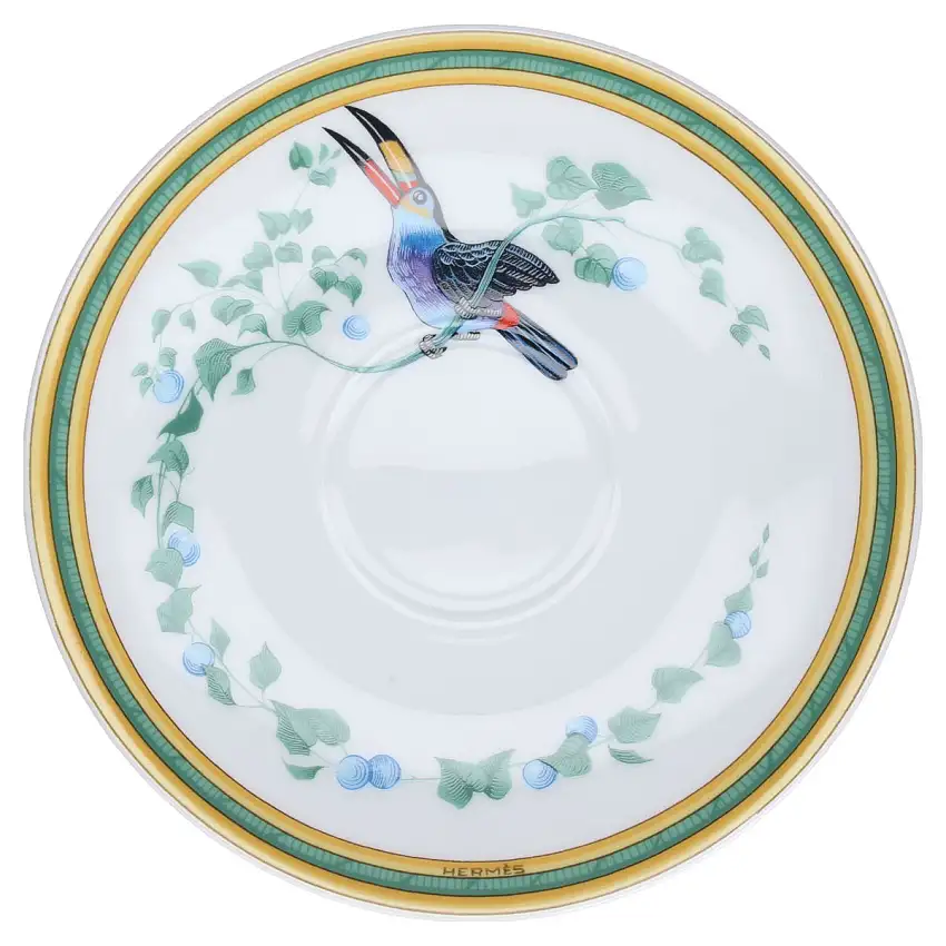 Untertasse für Mokka - Hermès Paris Toucans
