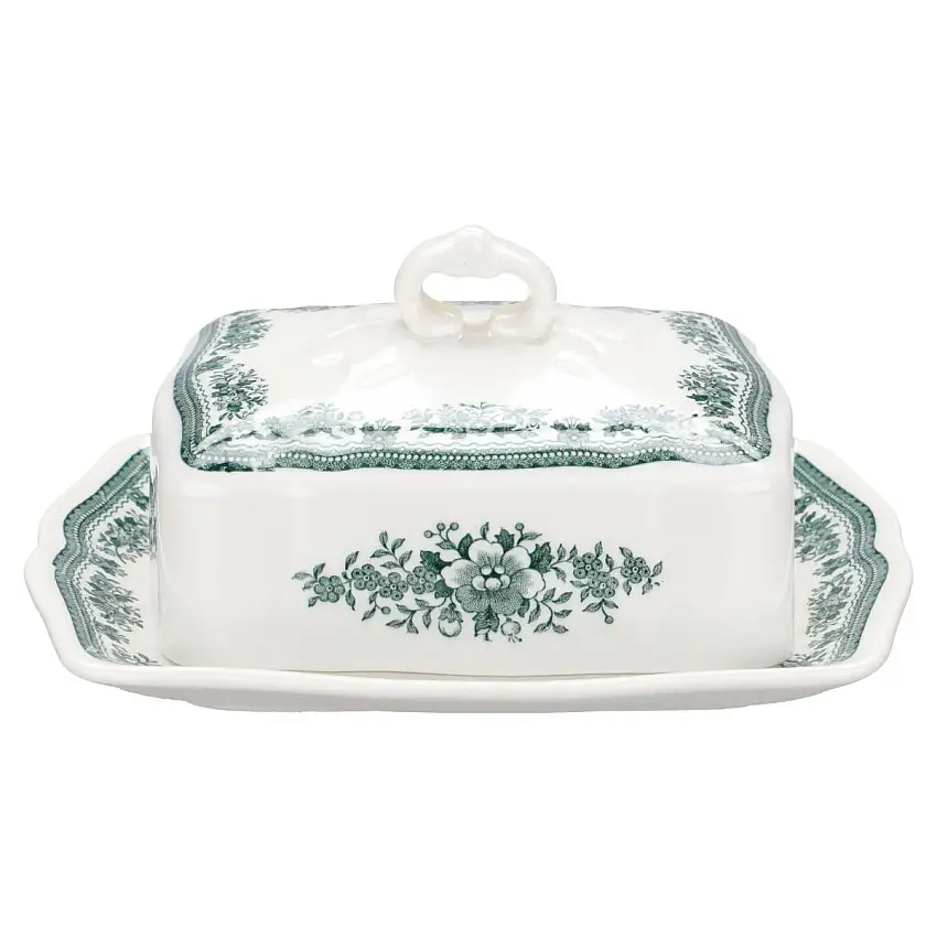 Butterdose klein - Villeroy & Boch Fasan grün