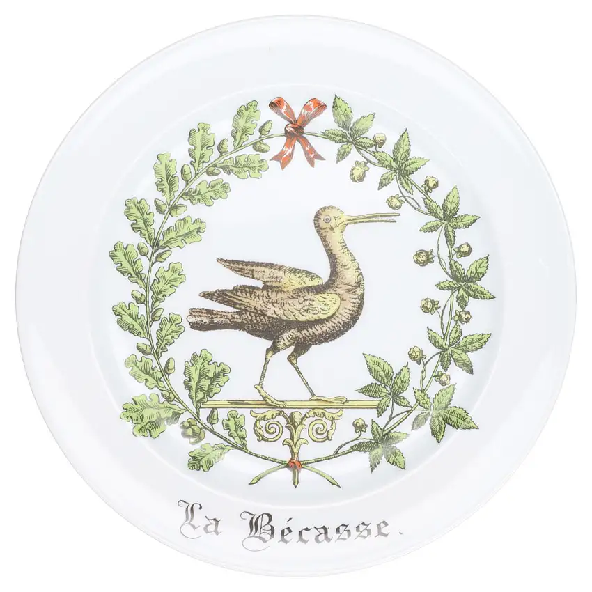Kuchenteller La Bécasse - Porcelaine d´Auteuil Chambord