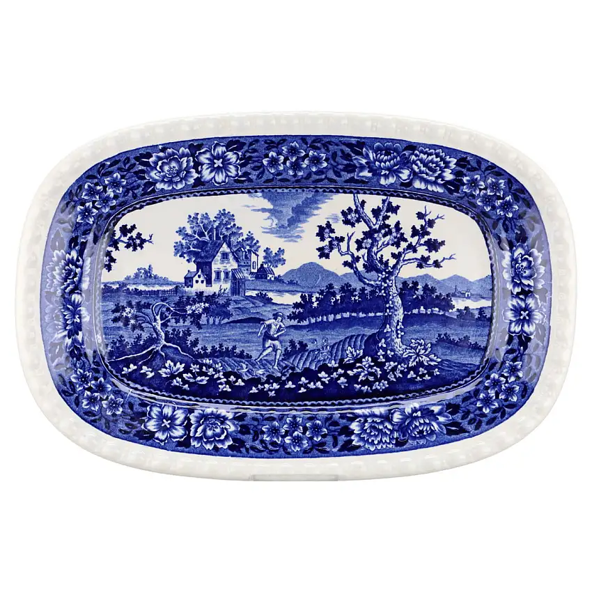 Beilagenplatte mittelgroß - Villeroy & Boch Rusticana blau