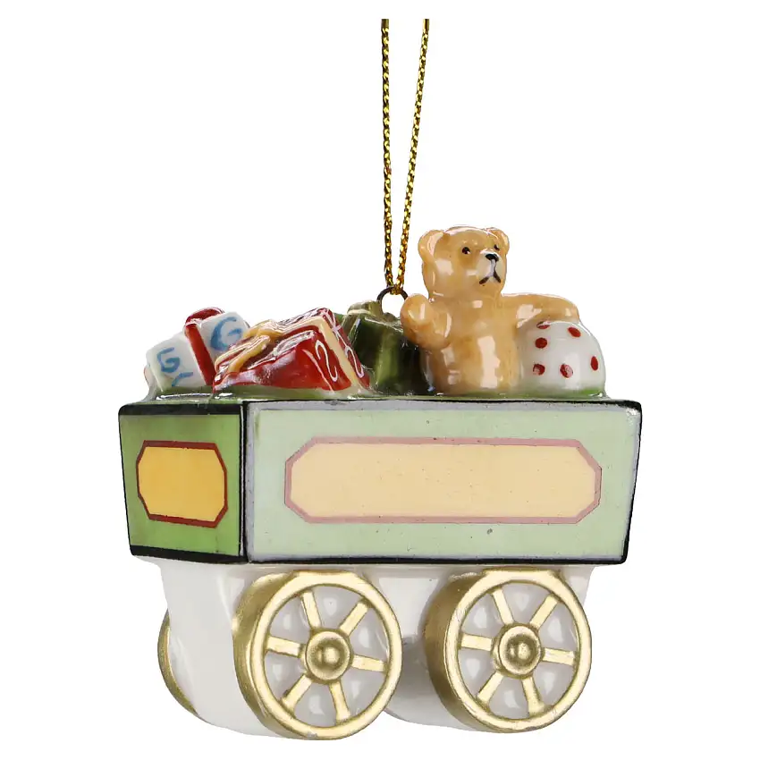 Anhänger offener Waggon - Villeroy & Boch Weihnachtsartikel Nostalgic Ornaments