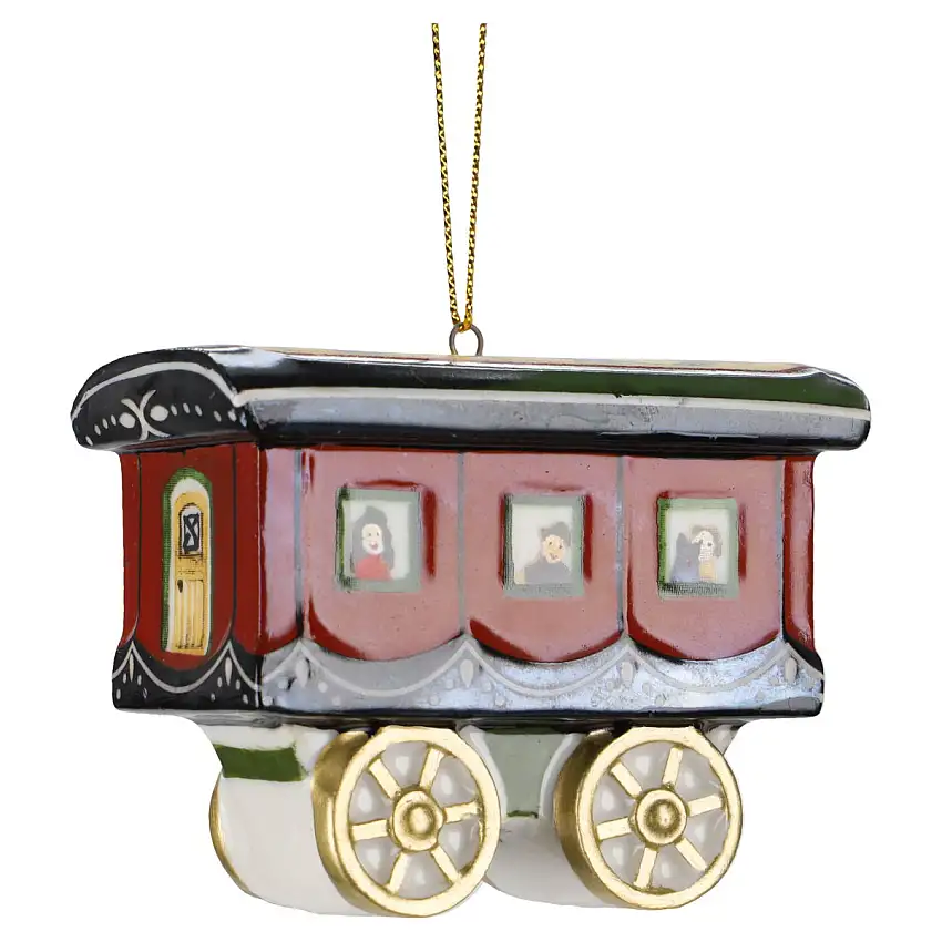 Anhänger Eisenbahnwaggon - Villeroy & Boch Weihnachtsartikel Nostalgic Ornaments