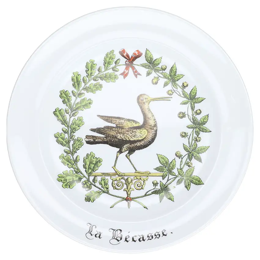 Speiseteller La Bécasse - Porcelaine d´Auteuil Chambord