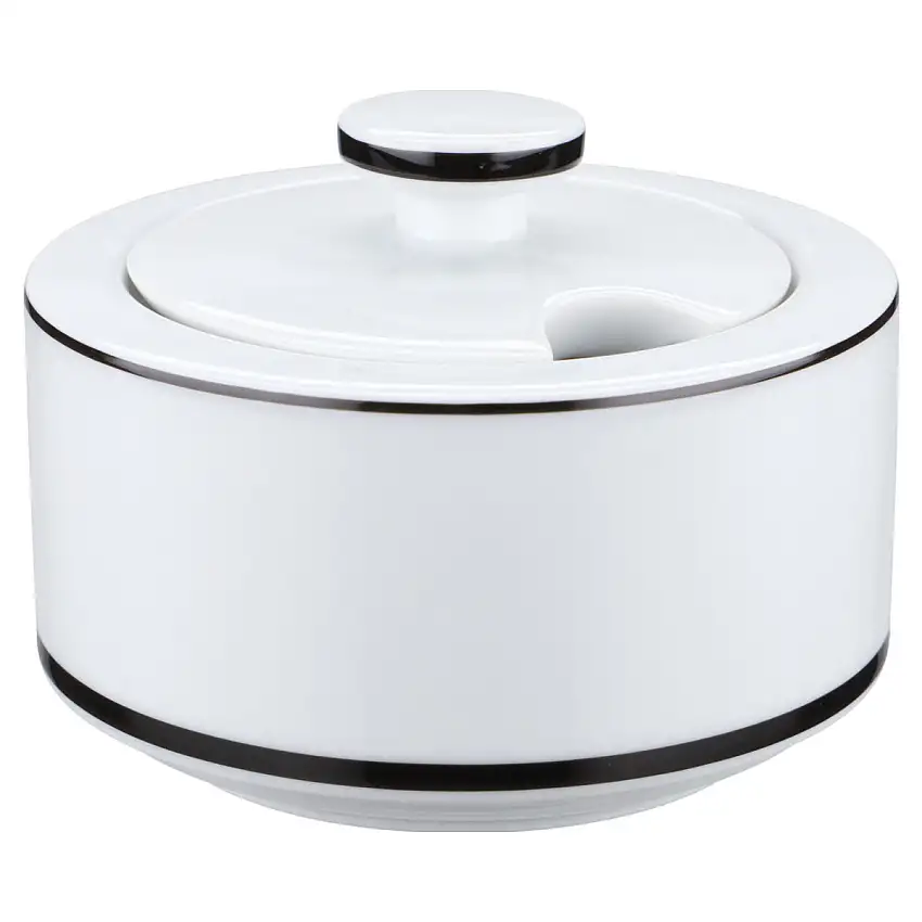 Zuckerdose - Arzberg Cult Linea Negra