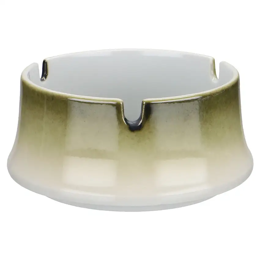 Aschenbecher - Miropa Langenthal Schweiz Aristo grün Korfu