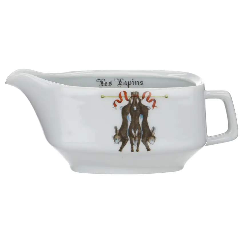 Sauciere ohne Teller Ls Lapins - Porcelaine d´Auteuil Chambord