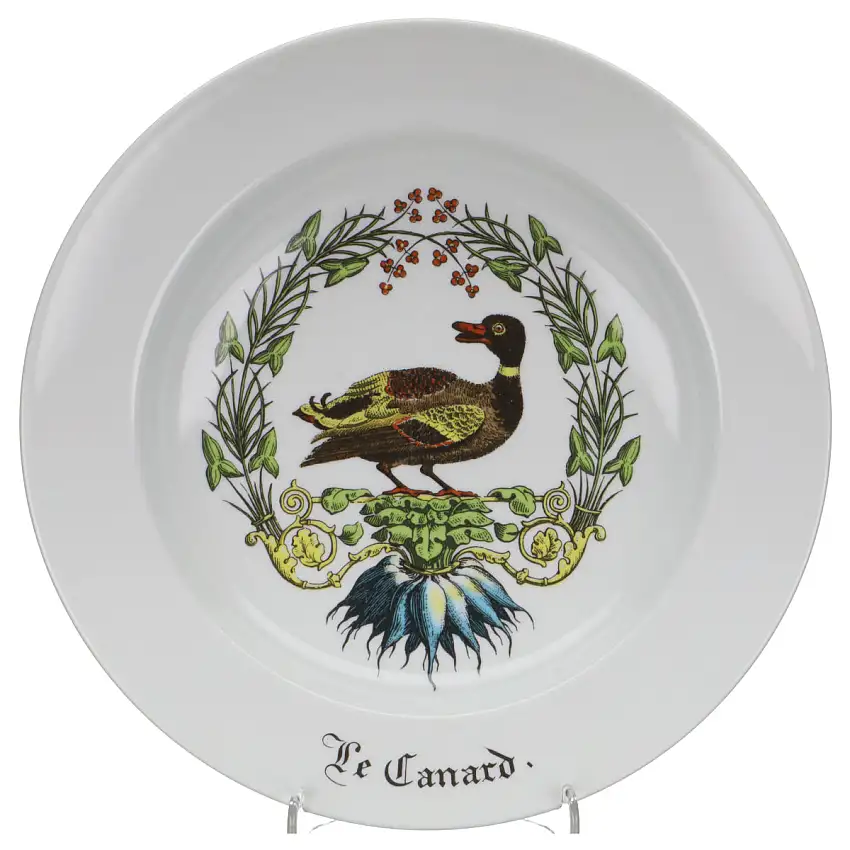 Suppenteller groß Le Canard - Porcelaine d´Auteuil Chambord