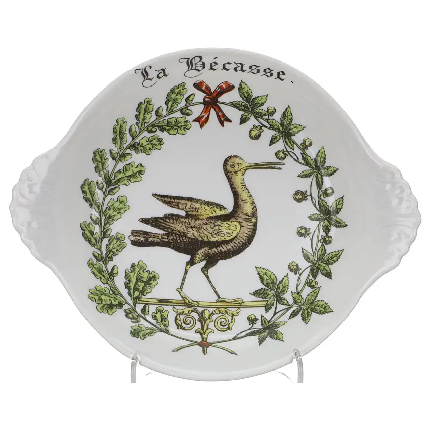 Eierpfanne ofenfest rund mittelgroß La Bécasse - Porcelaine d´Auteuil Chambord