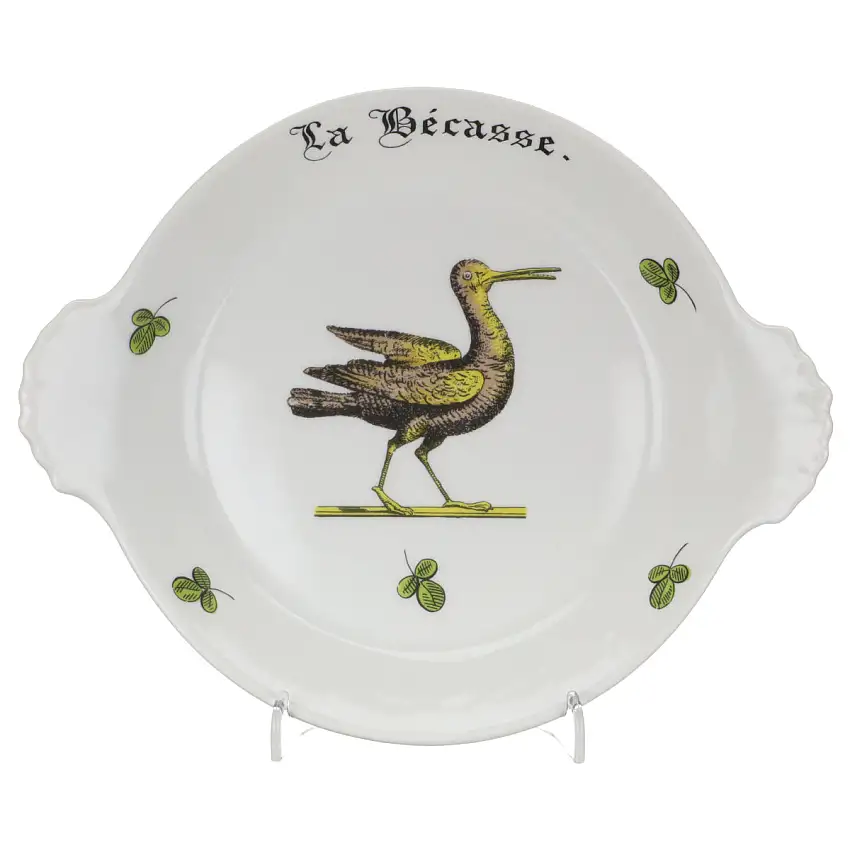 Eierpfanne ofenfest rund groß La Becasse - Porcelaine d´Auteuil Chambord