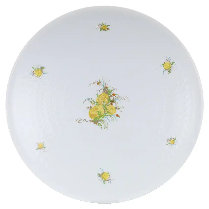Tortenplatte - Rosenthal Romanze Gelbe Rose