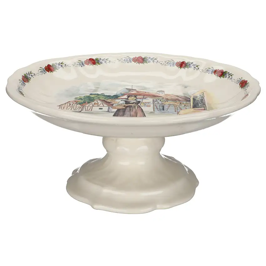 Schale auf Fuß - Sarreguemines Obernai