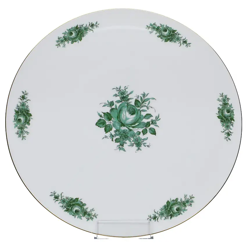 Tortenplatte - Seltmann Weiden Wien Grüne Rose 70376