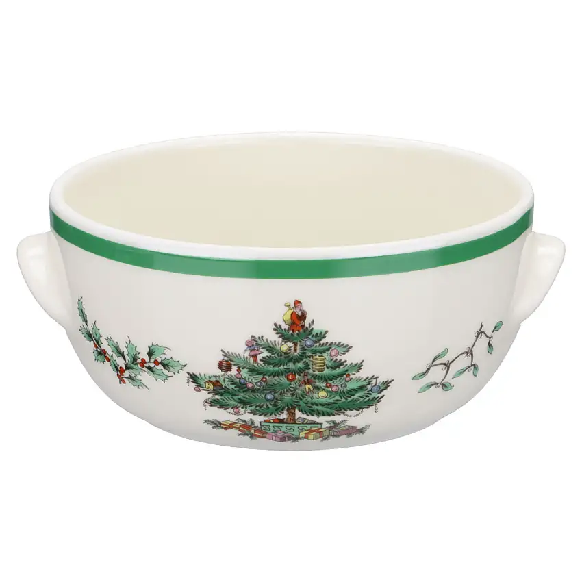 Auflaufform mit 2 Griffen ofenfest cookware - Spode Copeland Christmas Tree