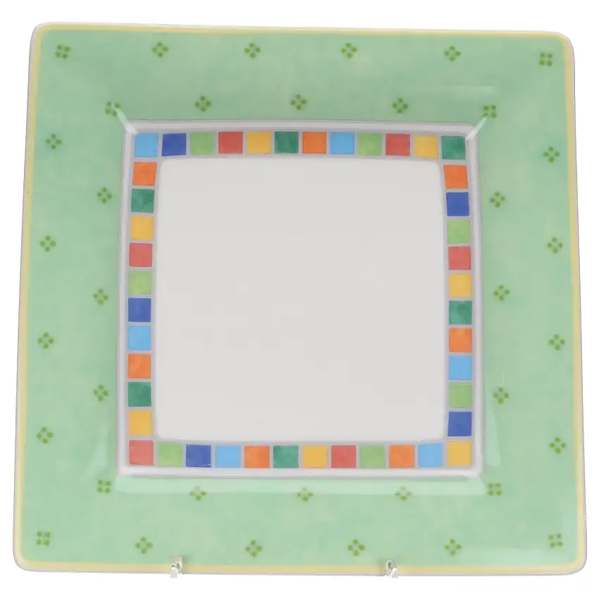 Beilagenplatte /Desserteller groß Quadro - Villeroy & Boch Twist Alea - Verde