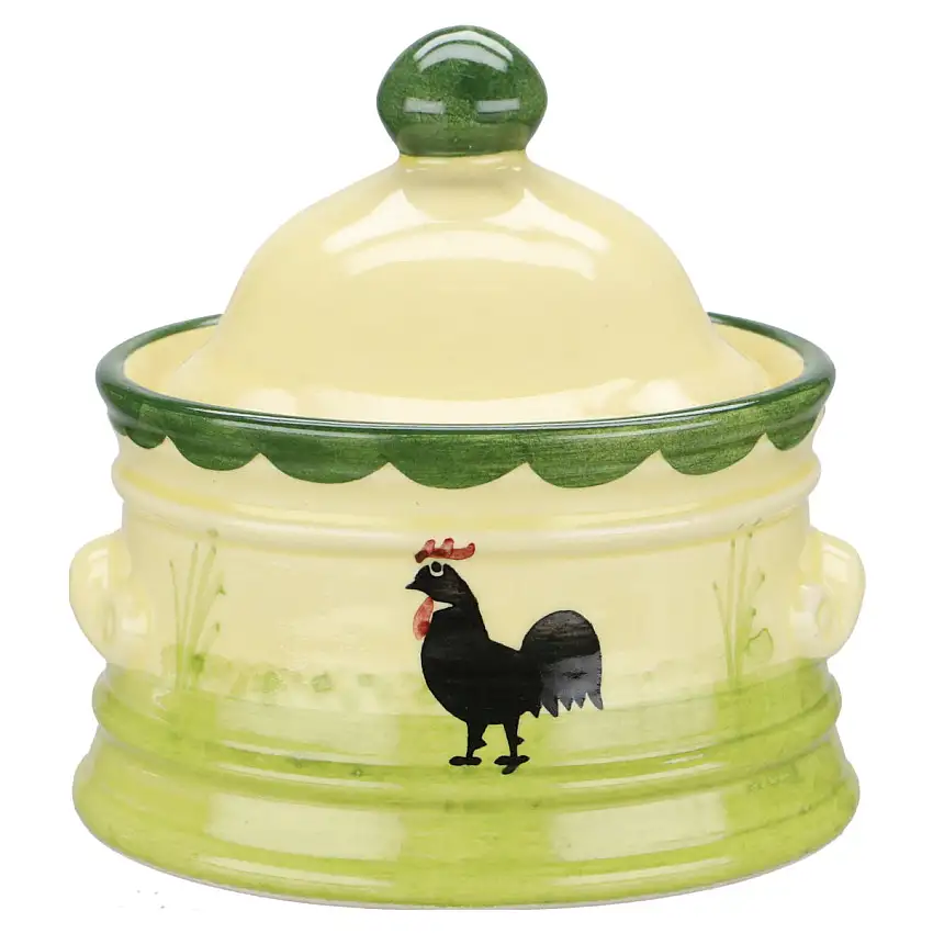 Zuckerdose Typ II - Zeller Keramik Hahn & Henne