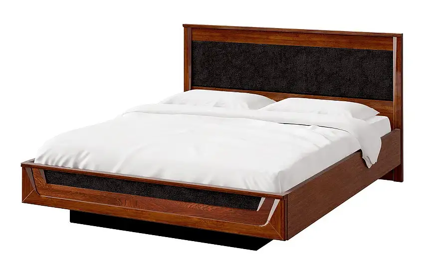 Bett 140 x 200 cm Nuss