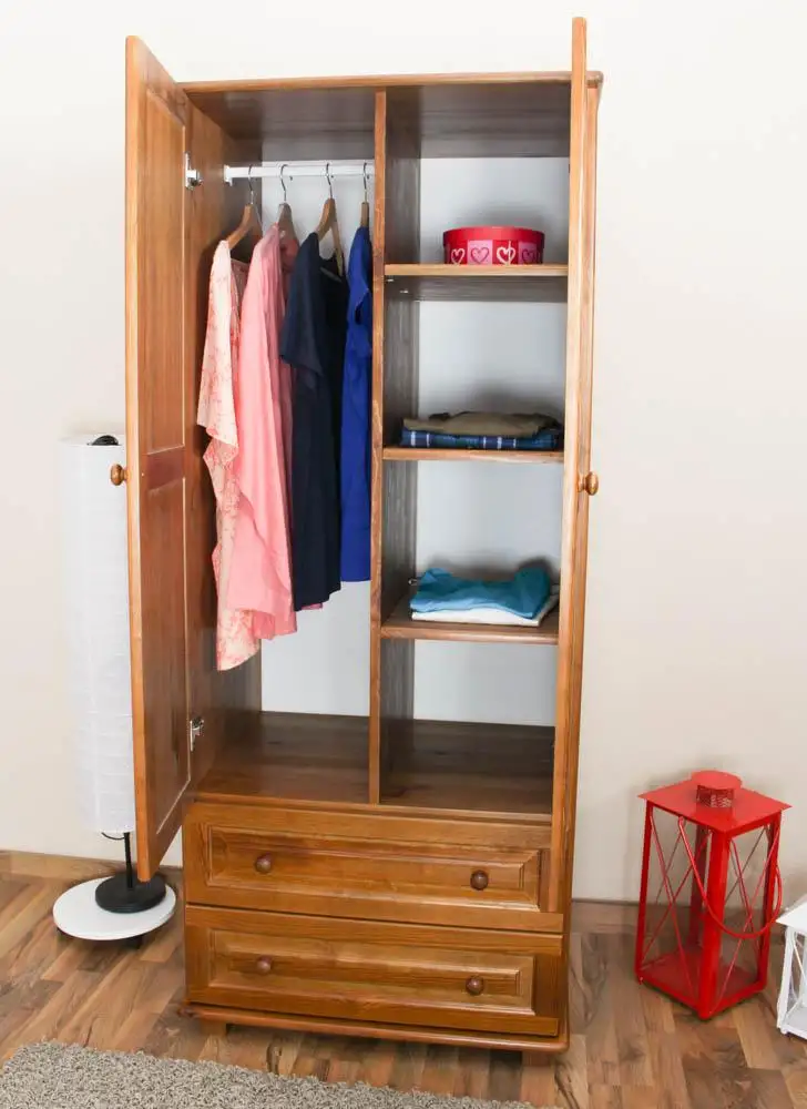 Vorzimmerschrank Kiefer, Farbe: Eiche 190x80x60 cm