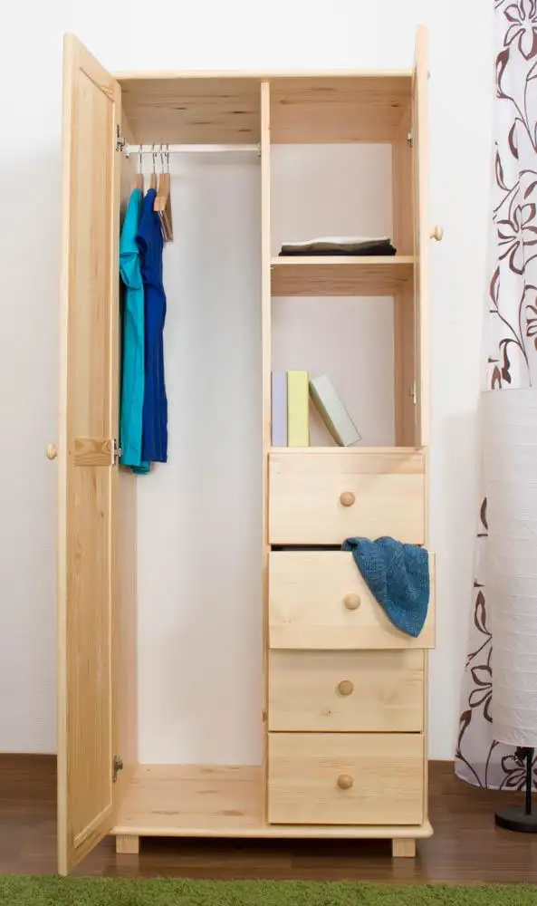 Vorzimmerschrank Kiefer, Farbe: Natur 190x90x60 cm